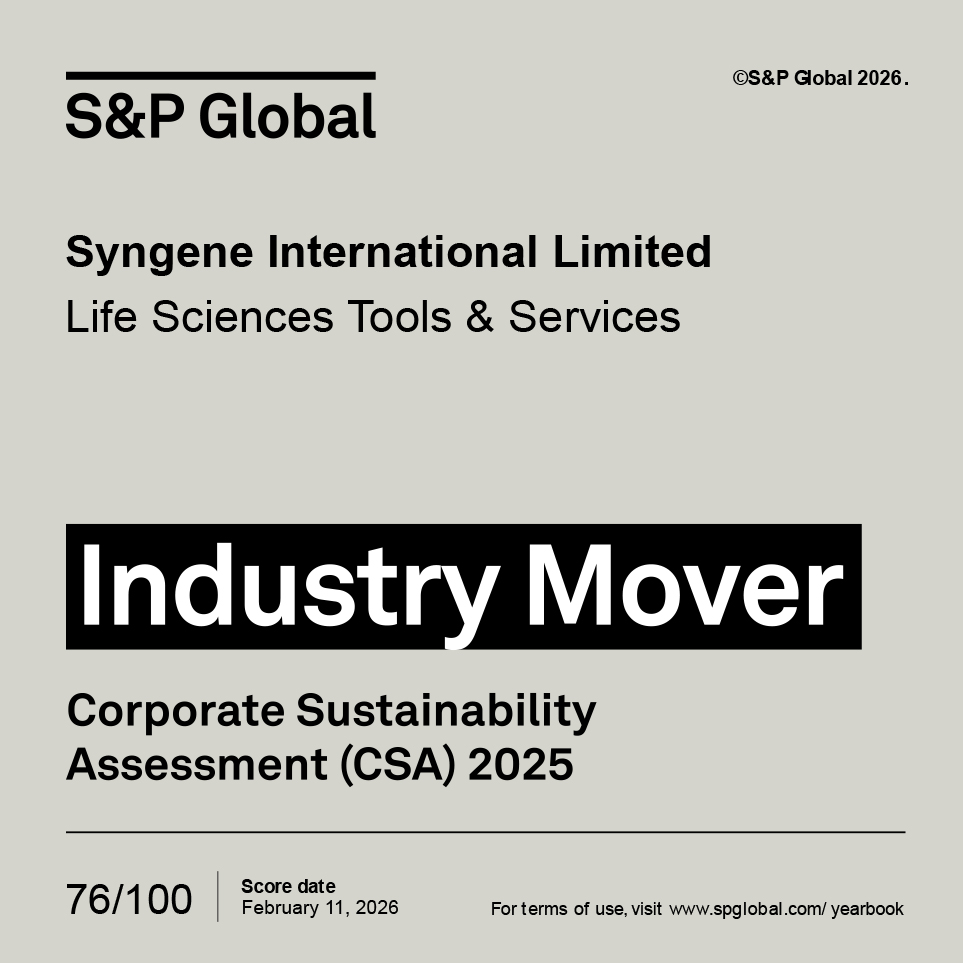 S&P Global Industry Mover badge, Corporate Sustainability Assessment (CSA) 2025, score 76/100