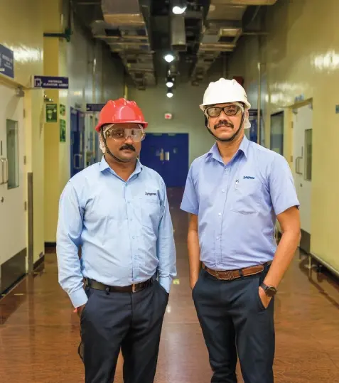 Syngene’s poster campaigns around safety and sustainability for our
employees and their children.
