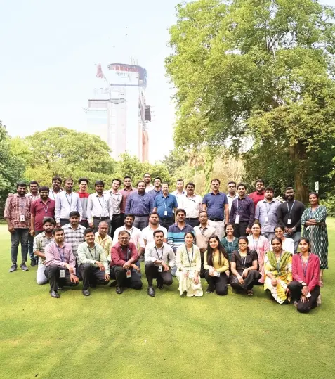 Employee’s of Syngene sitting together.